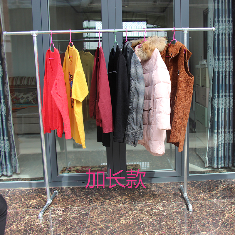 六分镀锌钢管晾衣k架单双落地式挂衣杆阳台晒衣架被子架水管晾衣