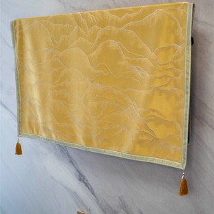 美物舍新中式轻奢金山电视布55英寸60液晶电视防尘罩现代简约盖巾