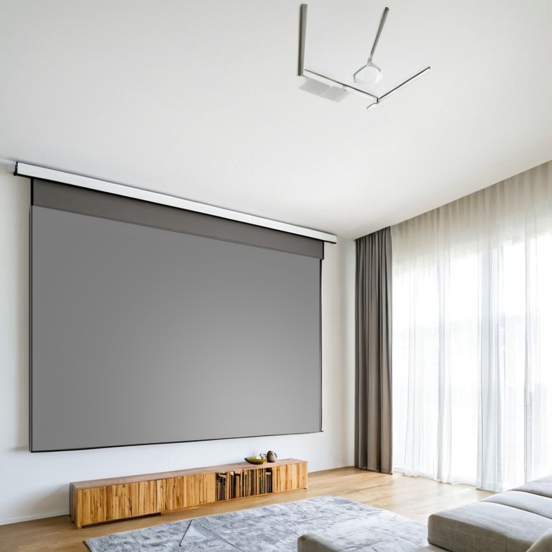 当贝菲涅a尔中长焦硬屏抗光幕布免打孔磁吸壁挂超窄边框