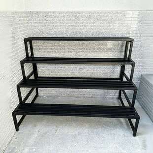 花架户外庭院花架铁艺置物花架阳台室外盆栽置物架多层落地花架子