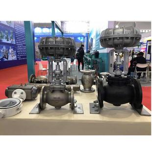 气动单座调节阀580法兰蒸汽阀流量控制压力阀门薄膜两通调节阀