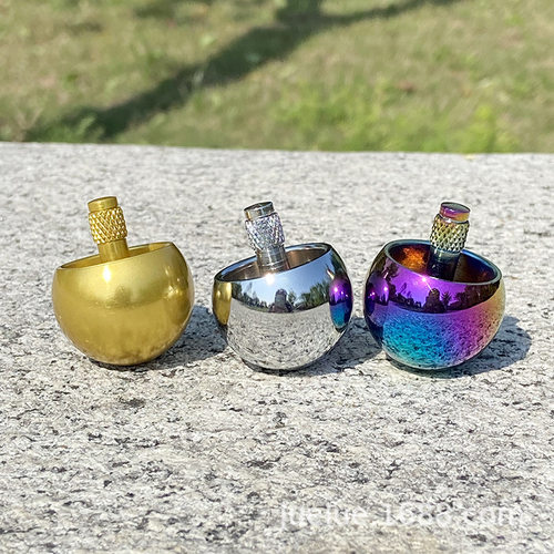 蘑菇头金属自动翻转陀螺倒转倒立