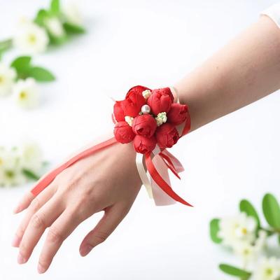 伴娘手腕花新娘姐妹团手花森系西式婚礼浪漫结婚手环婚庆用品大全