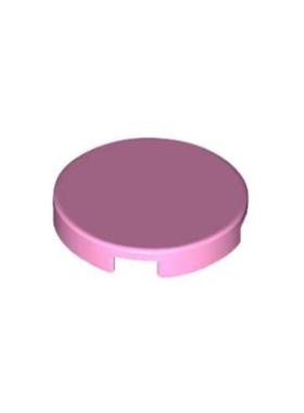 乐高LEGO积木零件 6092768 14769 83056 4150 亮粉色 2x2光面圆板