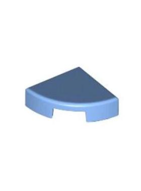 乐高/LEGO零件 6332368 25269 中蓝色 1x1 1/4圆光面板 48410