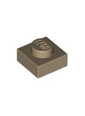 乐高/LEGO零件 4549436 3024 28554 30008  深米色 1x1 基础板