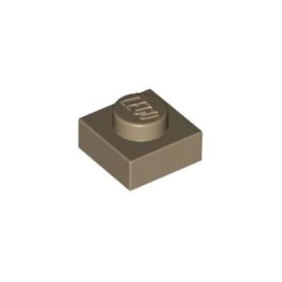 乐高/LEGO零件 4549436 3024 28554 30008  深米色 1x1 基础板