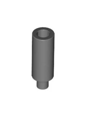 乐高/LEGO积木零件 6388120 37762 深灰色 人仔器具 蜡烛