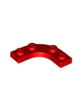 乐高/LEGO积木零配件 6462445 68568 红色 3x3 转角圆角板