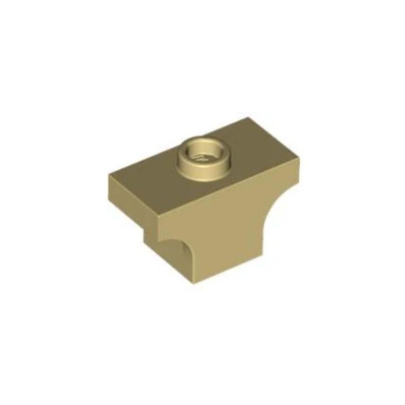 乐高/LEGO积木零件 6236423 38583 米色 1x2拱形直角墙砖