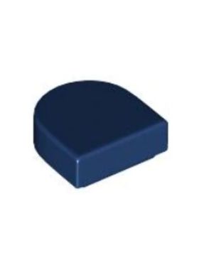 乐高/LEGO积木零件 6444941 24246 35399 深蓝色 1X1半圆光面板