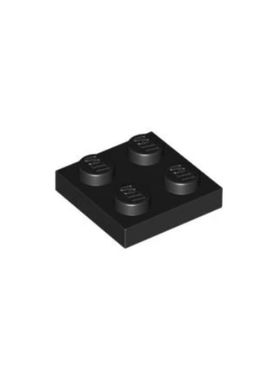 乐高/LEGO积木零配件 302226 3022 94148 黑色 2x2 基础板