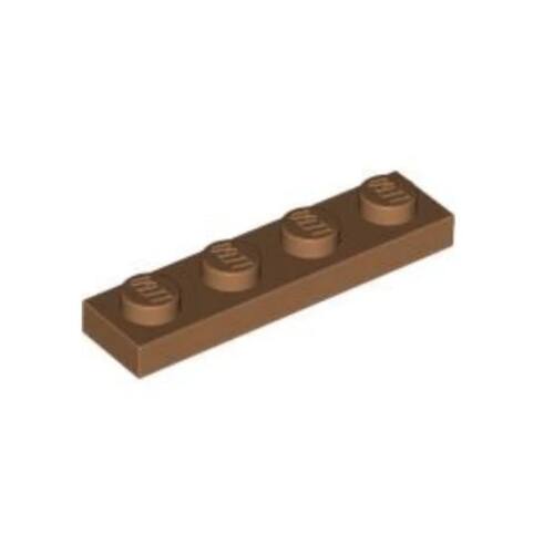 乐高/LEGO积木零件 6167700 3710 中肉色 1x4 基础板 4颗粒板