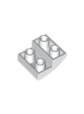 乐高/LEGO积木零件 6210385 32803 白色 2x2 反向弧形件 MOC