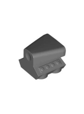 乐高/LEGO 4502068 50943 15547 4278424 深灰色 2x2引擎 进气口