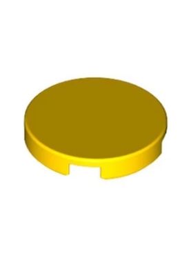 乐高/LEGO积木零件 6078279 14769 黄色 2x2光面圆板 83056