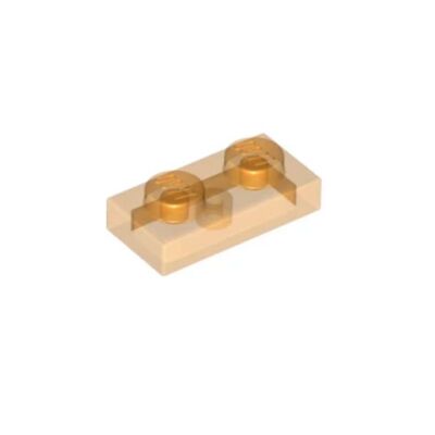 乐高LEGO 3023 6225 28653 透明橙色 1x2 基础板 4280341 6240217