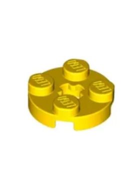 乐高/LEGO积木零件 403224 4032 黄色 2x2 带孔圆形板