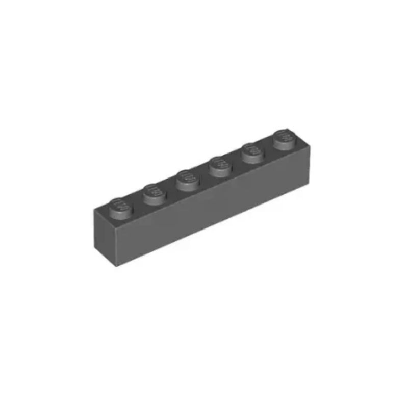 乐高/LEGO积木零配件 4211100 3009 深灰色 1x6 基础砖