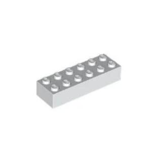 乐高LEGO 4181142 2456 44237 6552122 4249698 白色 2x6 基础砖