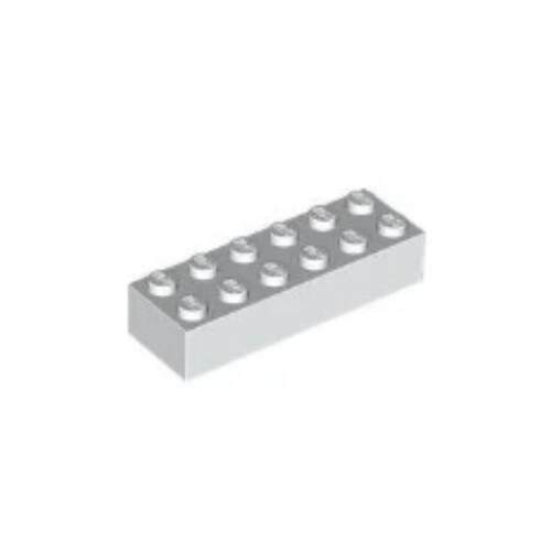 乐高LEGO 4181142 2456 44237 6552122 4249698 白色 2x6 基础砖