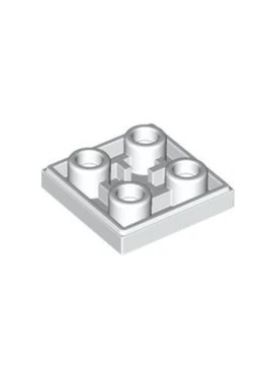 乐高/LEGO积木零配件 6013866 11203 白色 2x2 反向光面板