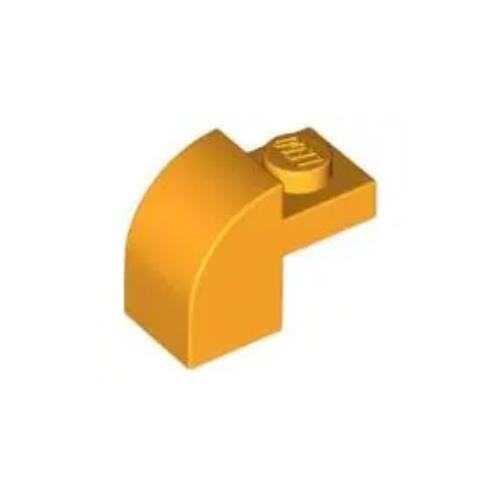 乐高/LEGO零件 6023185 32807 亮浅橙色 1x2 弧形砖 6091 6374487
