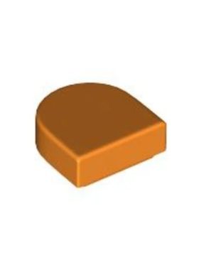 乐高/LEGO零件 6344851 24246 35399 橙色 1X1 半圆光面板6177760