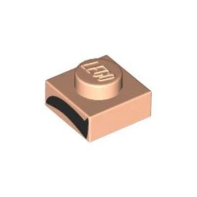 乐高/LEGO零件 6485646 3024pr0034 浅肉色 75582印刷件 眉毛 左