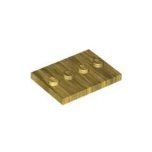 88646 17836 珍珠金色3x4中间颗粒人仔底板 6350055 乐高LEGO零件