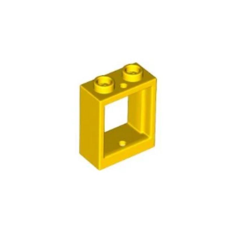 乐高/LEGO积木零件 6424329 60592 黄色 1x2x2 窗框 79128