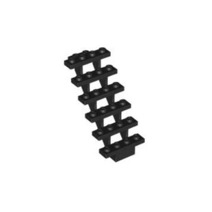 黑色 乐高 30134 4279270 7x4x6六级楼梯 LEGO积木零件