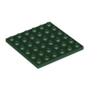 乐高/LEGO积木零件 6302995 3958 深绿色 6x6 基础板 6186831