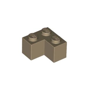 乐高/LEGO积木零配件 6310830 2357 深米色 2x2 转角砖 拐角砖