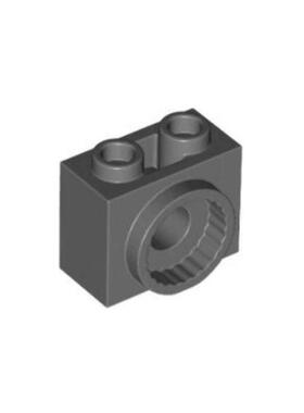 乐高/LEGO零件 6398662 80431 深灰色 1x2x1.33 球窝关节连结件