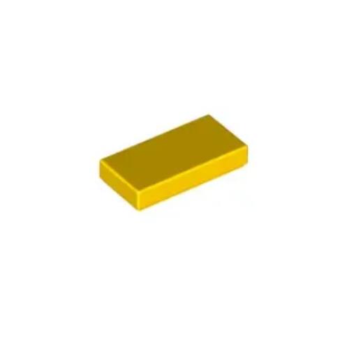 乐高LEGO零配件 306924 3069 30070 88630 35386 黄色 1x2 光面板