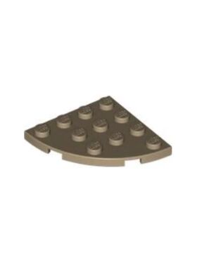 乐高/LEGO积木零件 4570451 30565 4505142 深米色 4x4 圆角板