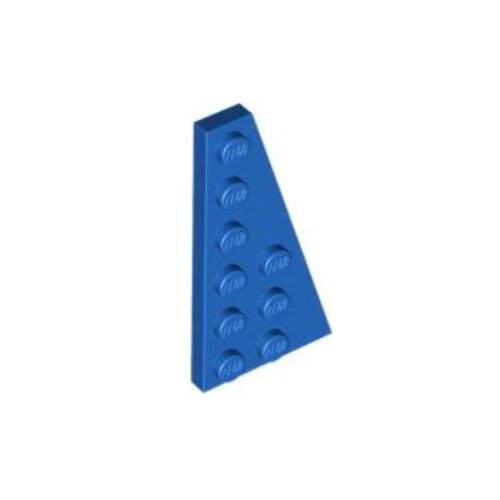 乐高/LEGO积木零件 4543089 54383 蓝色 3x6 楔形 右