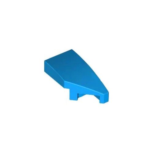 乐高/LEGO积木零件 6453302 29119 深湖蓝色 1x2 楔形弧面 右