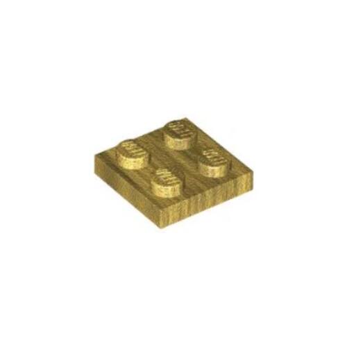 乐高/LEGO零件 6347982 3022 94148 6162885 珍珠金色 2x2基础板