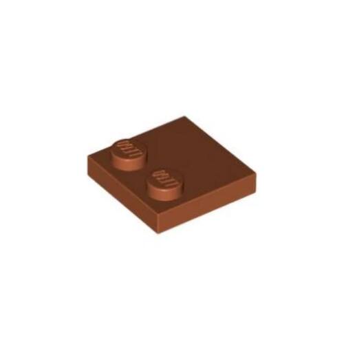 乐高/LEGO积木零配件 6394948 33909 深橙色 2x2 边缘2颗粒板