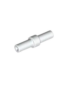 乐高/LEGO积木零件 6357680 78258 白色 1x2 带截止棍 条形件