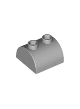 乐高LEGO零件 6150310 30165 4182477 浅灰色 2x2 拱形砖 马鞍