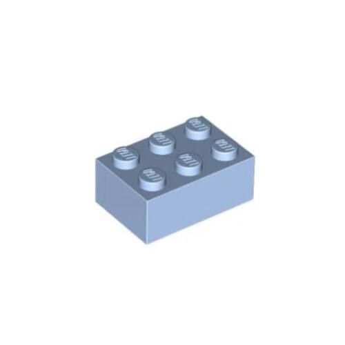 乐高LEGO零件 6366706 3002 亮浅蓝色 2x3基础砖 6014085 6014475