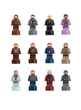 LEGO乐高 哈利波特系列 迷你对角巷 76444 微型人仔 12人组 1厘米
