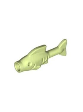 乐高/LEGO积木零件 6291414 64648 黄绿色 小鱼 动物 鱼剑