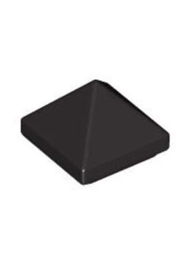 乐高/LEGO积木零件 6312449 22388 35344 黑色 1×1四面斜坡面砖