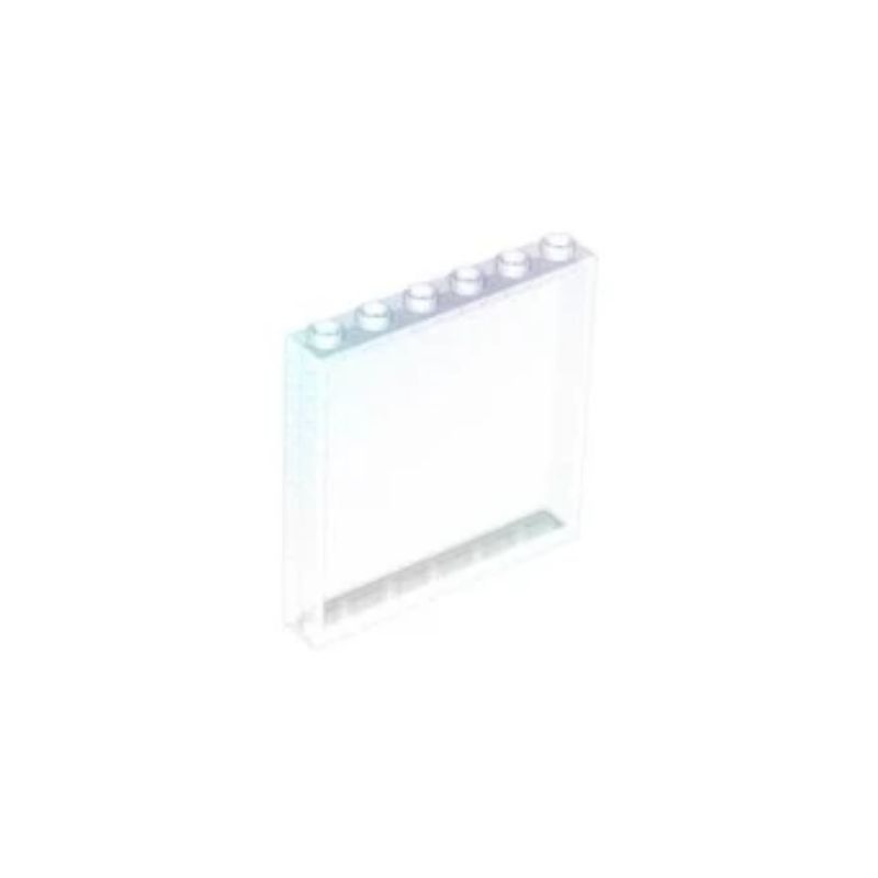 乐高/LEGO零件 6363107 59349 106816 透明磨砂白色 1x6x5墙壁板