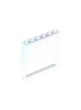 乐高/LEGO零件 6363107 59349 106816 透明磨砂白色 1x6x5墙壁板