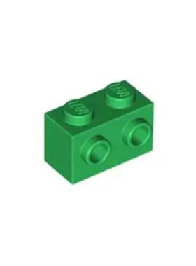 乐高/LEGO积木零配件 6129807 11211 绿色 1x2 单侧带凸砖
